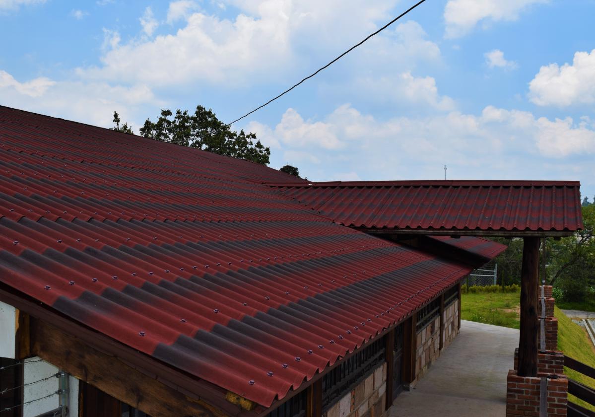 Onduline TILE roofing sheet house in Mexico